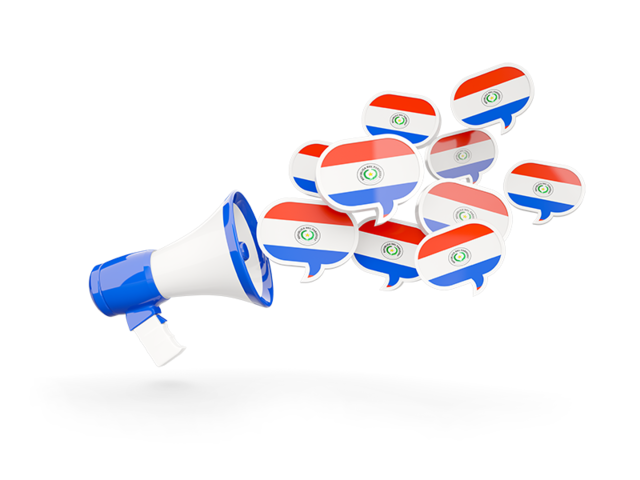 Megaphone icon. Download flag icon of Paraguay at PNG format