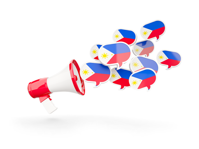 Megaphone icon. Download flag icon of Philippines at PNG format