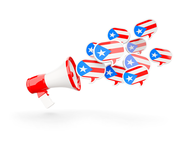 Megaphone icon. Download flag icon of Puerto Rico at PNG format