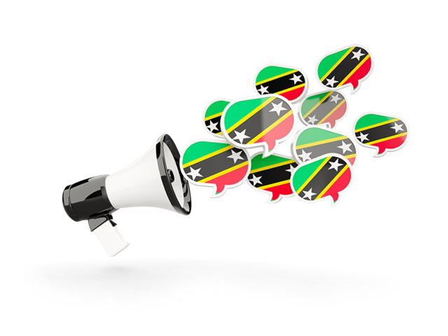 Megaphone icon. Download flag icon of Saint Kitts and Nevis at PNG format
