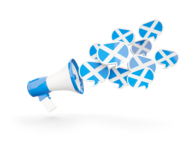 Megaphone icon. Download flag icon of Scotland at PNG format