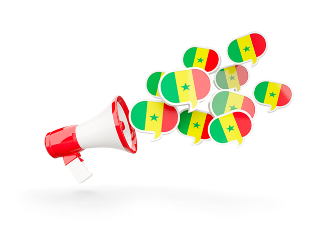 Megaphone icon. Download flag icon of Senegal at PNG format