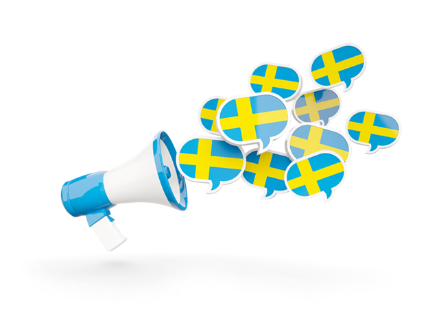 Megaphone icon. Download flag icon of Sweden at PNG format