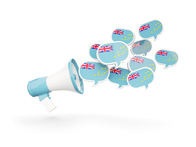 Megaphone icon. Download flag icon of Tuvalu at PNG format