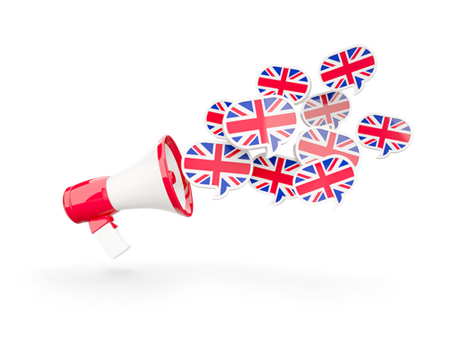 Megaphone icon. Download flag icon of United Kingdom at PNG format