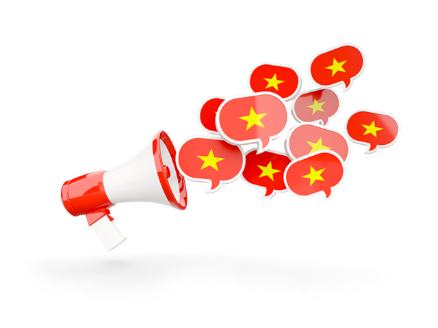 Megaphone icon. Download flag icon of Vietnam at PNG format