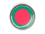 Bangladesh. Metal framed round button. Download icon.