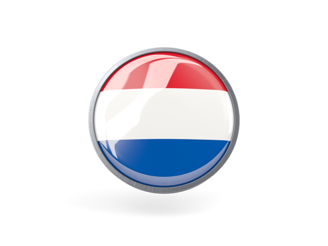 Metal framed round icon. Download flag icon of Bonaire at PNG format
