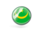 Mauritania. Metal framed round icon. Download icon.