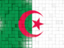 Algeria. Mosaic background. Download icon.