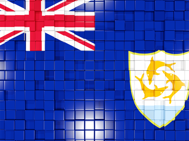 Mosaic background. Download flag icon of Anguilla at PNG format