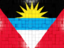 Antigua and Barbuda. Mosaic background. Download icon.