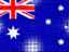 Australia. Mosaic background. Download icon.