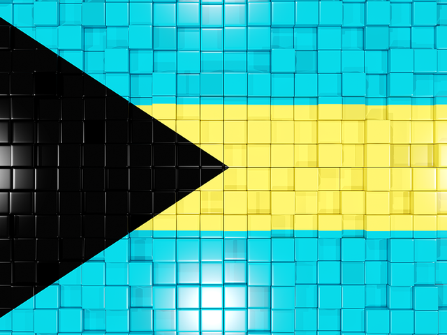 Mosaic background. Download flag icon of Bahamas at PNG format