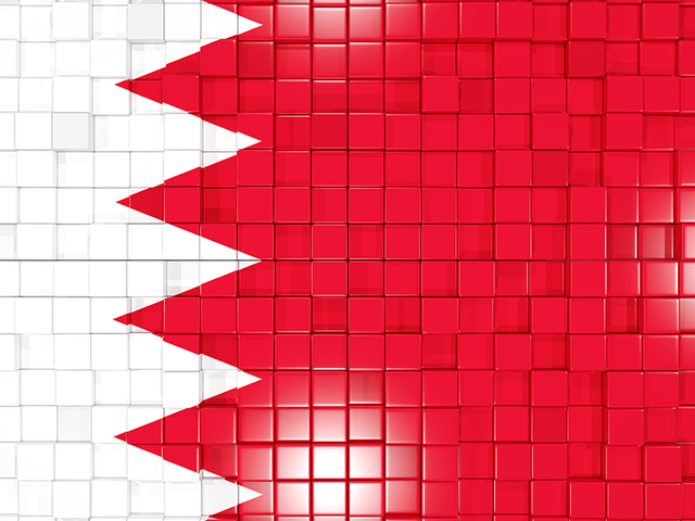 Mosaic background. Download flag icon of Bahrain at PNG format