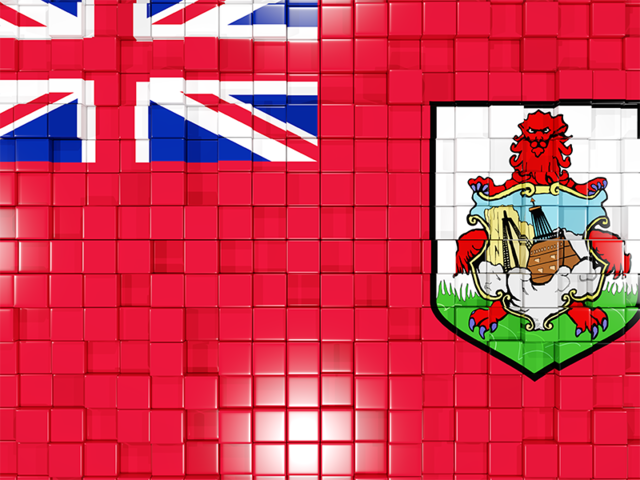 Mosaic background. Download flag icon of Bermuda at PNG format