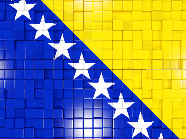 Mosaic background. Download flag icon of Bosnia and Herzegovina at PNG format