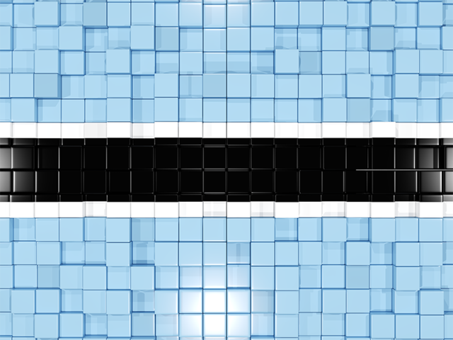 Mosaic background. Download flag icon of Botswana at PNG format