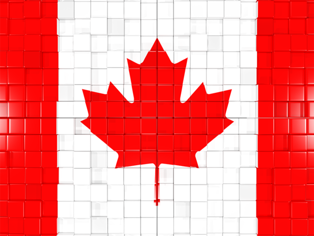 Mosaic background. Download flag icon of Canada at PNG format