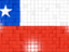 Chile. Mosaic background. Download icon.