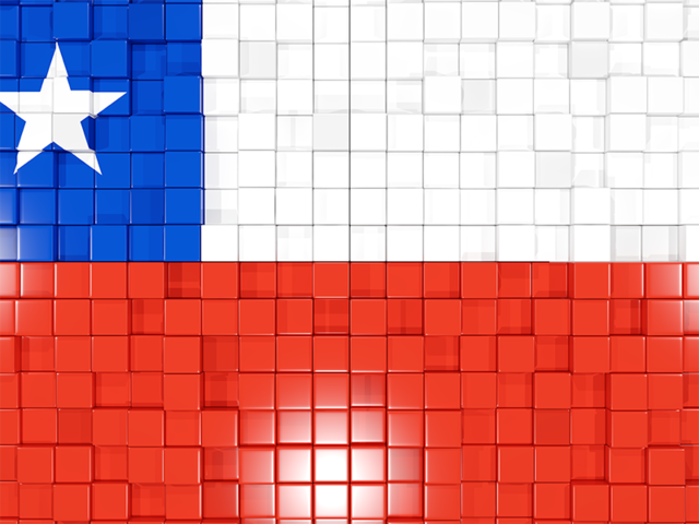 Mosaic background. Download flag icon of Chile at PNG format