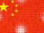 China. Mosaic background. Download icon.