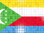 Comoros. Mosaic background. Download icon.