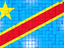 Демократическая Республика Конго. Флаг-мозаика. Скачать иконку.