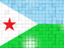 Djibouti. Mosaic background. Download icon.