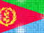 Eritrea. Mosaic background. Download icon.