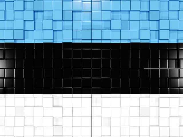Флаг-мозаика. Скачать флаг. Эстония