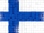 Finland. Mosaic background. Download icon.