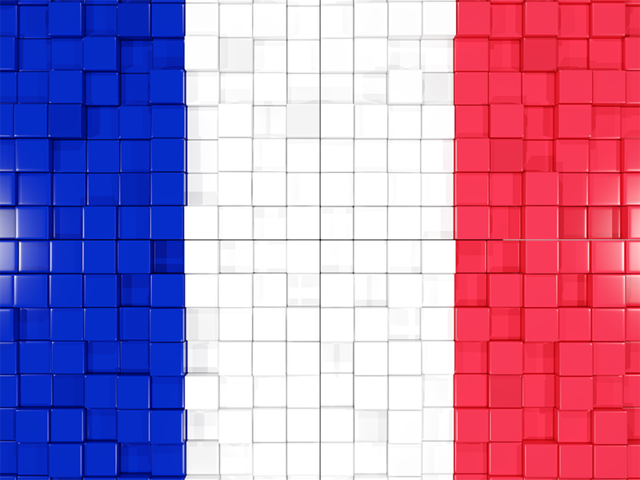 Mosaic background. Download flag icon of France at PNG format