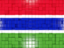 Gambia. Mosaic background. Download icon.