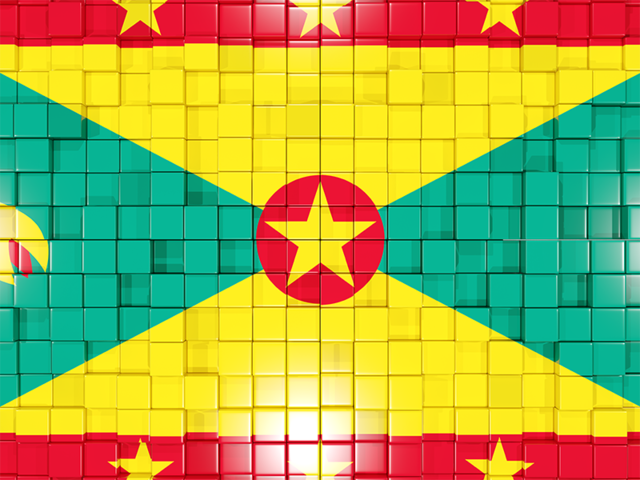 Флаг-мозаика. Скачать флаг. Гренада