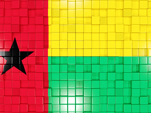 Mosaic background. Download flag icon of Guinea-Bissau at PNG format