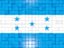 Honduras. Mosaic background. Download icon.