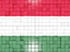 Hungary. Mosaic background. Download icon.