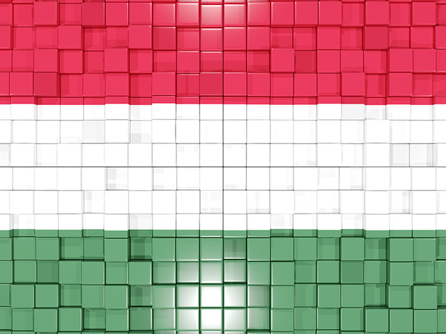 Mosaic background. Download flag icon of Hungary at PNG format