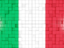 Italy. Mosaic background. Download icon.