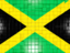 Jamaica. Mosaic background. Download icon.