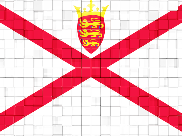 Mosaic background. Download flag icon of Jersey at PNG format