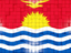 Kiribati. Mosaic background. Download icon.