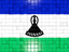 Lesotho. Mosaic background. Download icon.