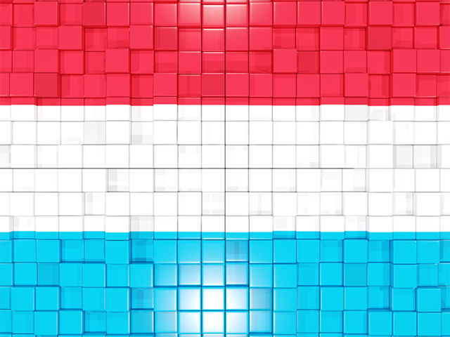 Mosaic background. Download flag icon of Luxembourg at PNG format