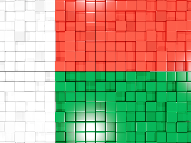 Mosaic background. Download flag icon of Madagascar at PNG format
