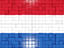 Netherlands. Mosaic background. Download icon.