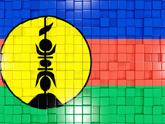 Mosaic background. Download flag icon of New Caledonia at PNG format