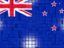 New Zealand. Mosaic background. Download icon.