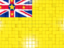 Niue. Mosaic background. Download icon.